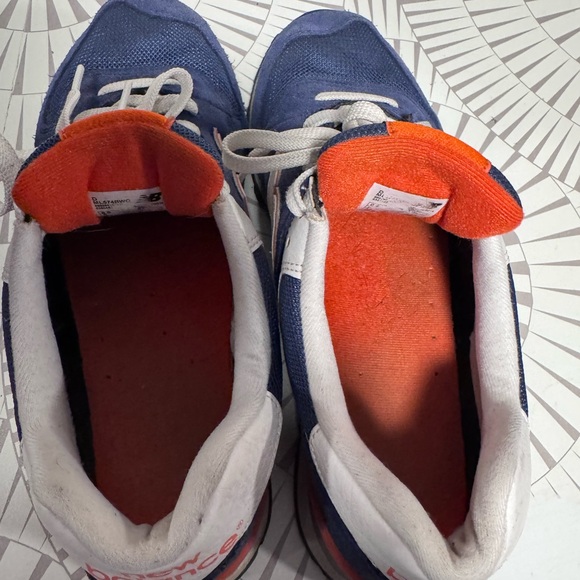 New Balance 574 Men’s Sneakers‎ Blue/Orange Size 9.5 main image 6